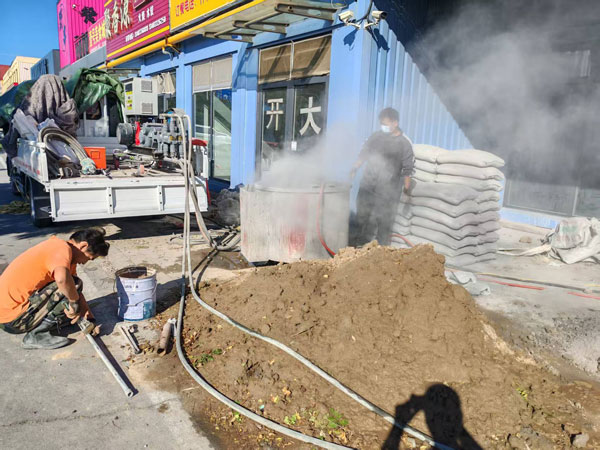 施秉顶管注浆加固